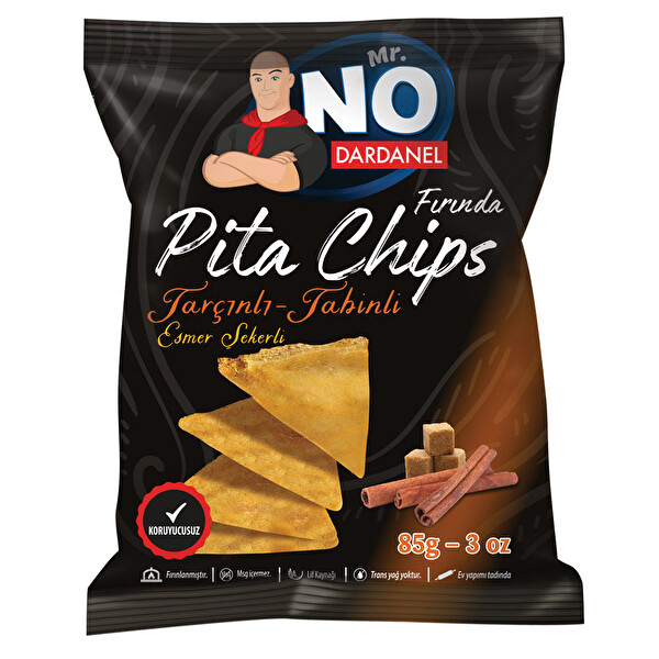 Mr.No Pita Chips Esmer Şekerli Tarçınlı 85 gr