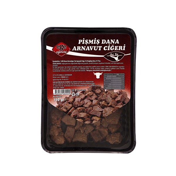 Dana Arnavut Ciğer Pişmiş 150 g