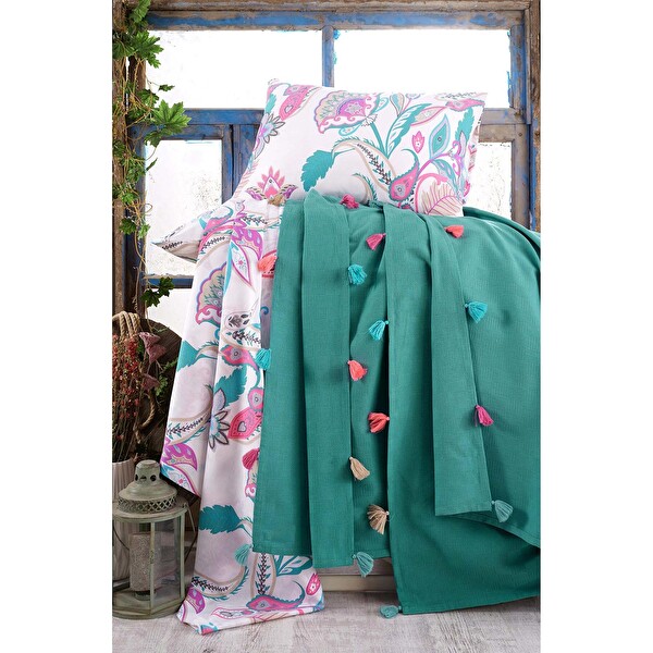 Ponpon Pike Yesil Cift Kisilik 30277165 Carrefoursa