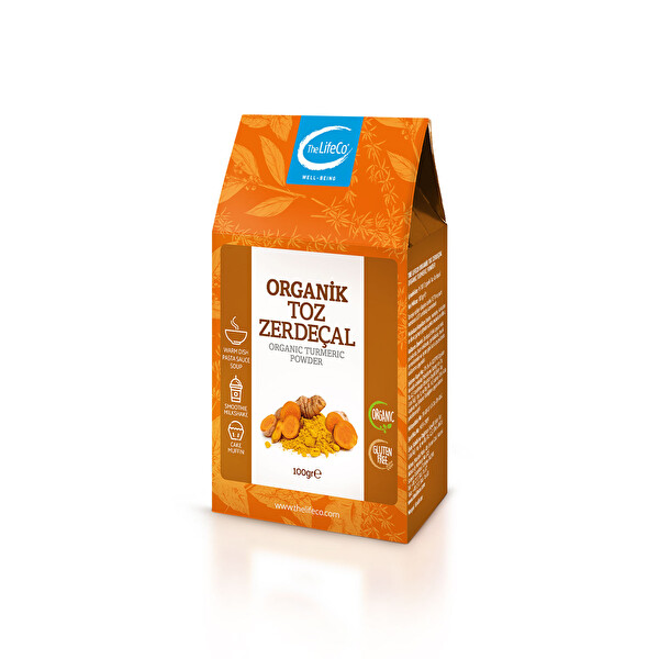 TheLifeCo Organik Toz Zerdeçal 100 g