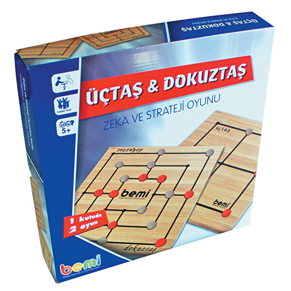 Üçtaş & Dokuztaş Ahşap Tabla