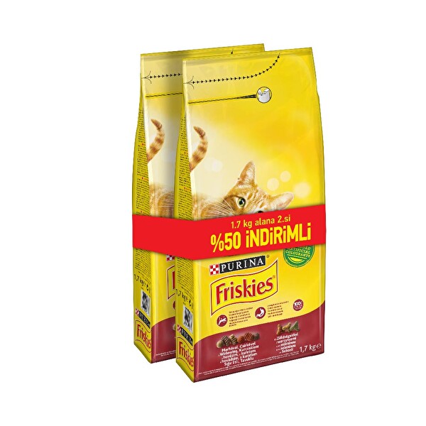 Friskies 1,7 Kg Etli 2.Si %50 İndirim