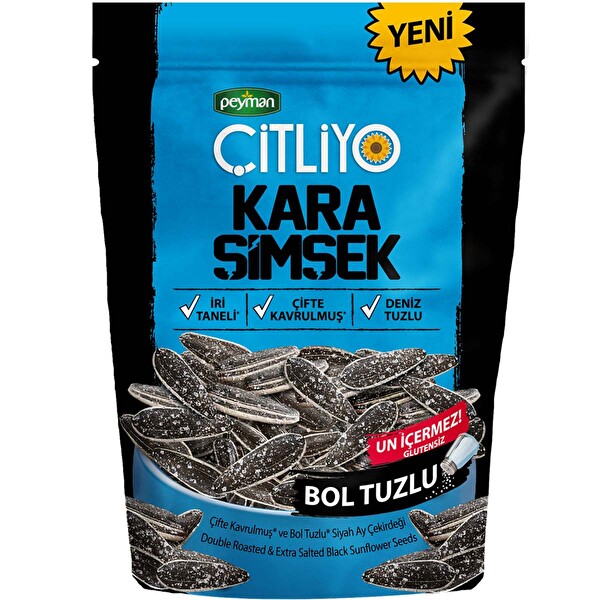 Peyman Çitliyo Kara Şimşek Bol Tuzlu 120 g Peyman Çitliyo Kara Şimşek Bol Tuzlu 120 g