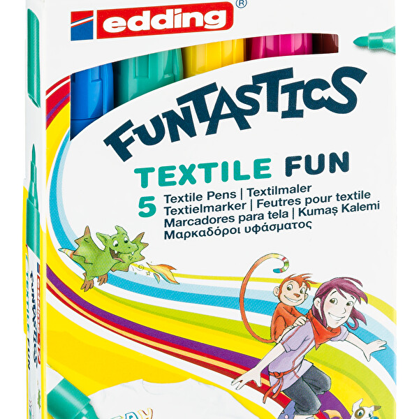 Edding Funtastics Kumaş Boyama Kalemi 5li