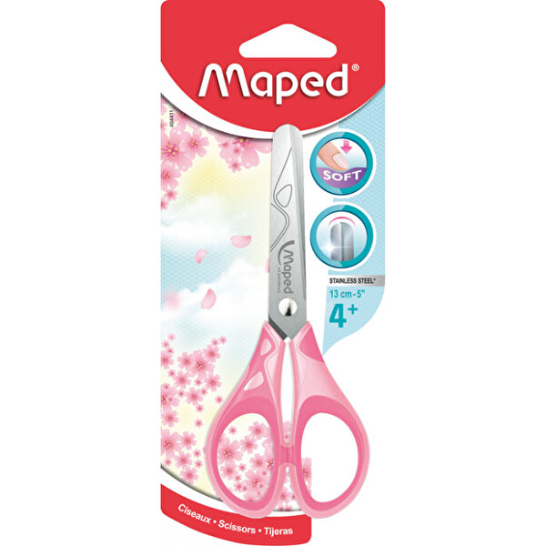 13Cm Pulse Soft Pastel Makas Blıster