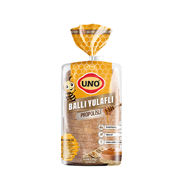 Uno Ballı Yulaflı Ekmek 520 g