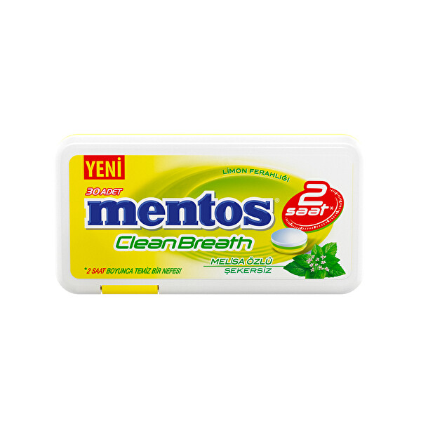 mentos clean breath 2 saat limon aromali tablet seker 21 gr plastik kutu 30298355 carrefoursa