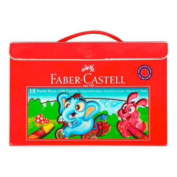 Faber Castell Çantalı Pastel Boya 18 Renk (5281125119)