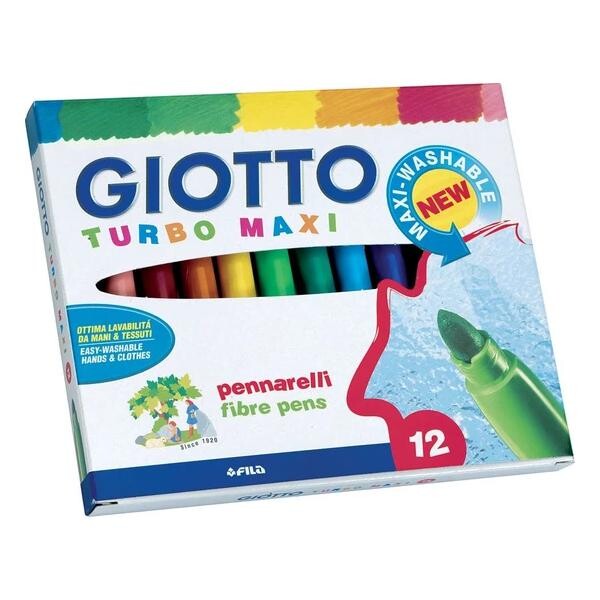 giotto turbo maxi keceli kalem 12 li