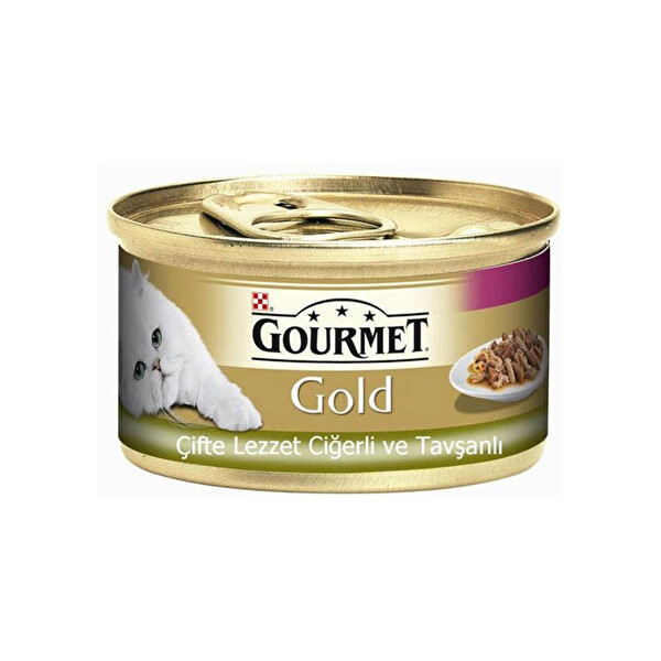 Gourmet Gold Çifte Lezzet Ciğer Ve Tavşan 85 gr