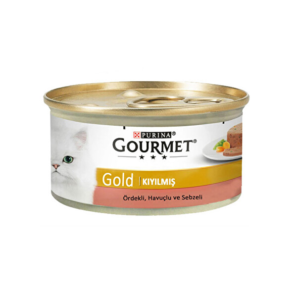 Gourmet Gold Kıyılmış Ördek Havuç Ispnk 85 gr