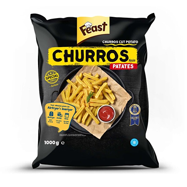 Feast Churros Kesim Patates 1 Kg