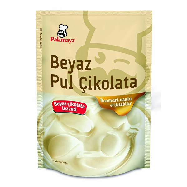 Pakmaya Beyaz Pul Çikolata 100 g