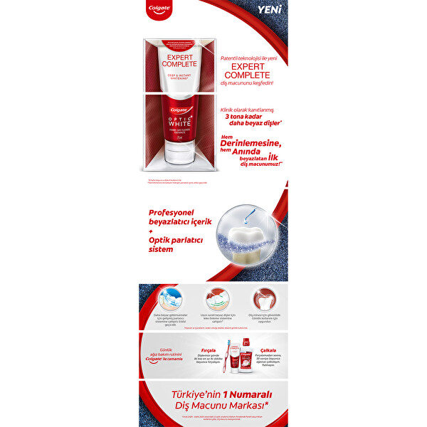 colgate optic white expert complete 75