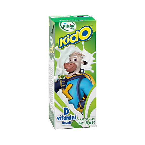 Pınar Kido Süt Sade 180 ml