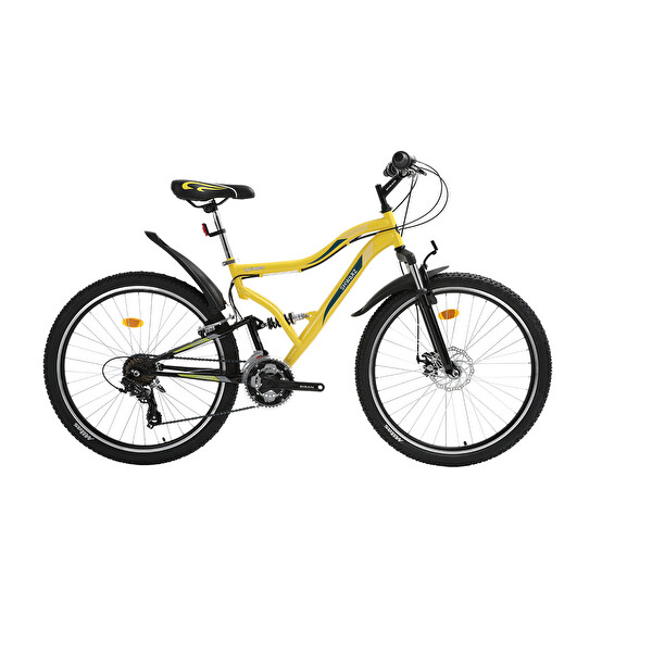 Springeen Siyah Sarı Bisiklet 24 Jant