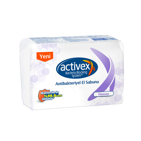 Activex Antibakteriyel Kati Sabun Hassas 4x80gr
