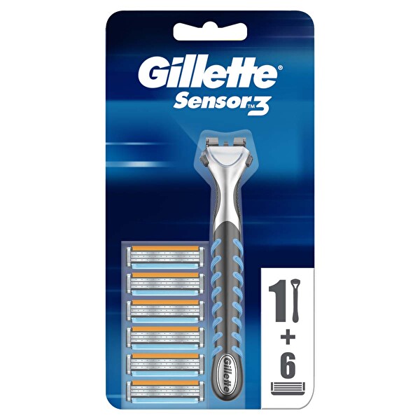 Gillette Sensor3 H+6 Tıraş Bıçağı