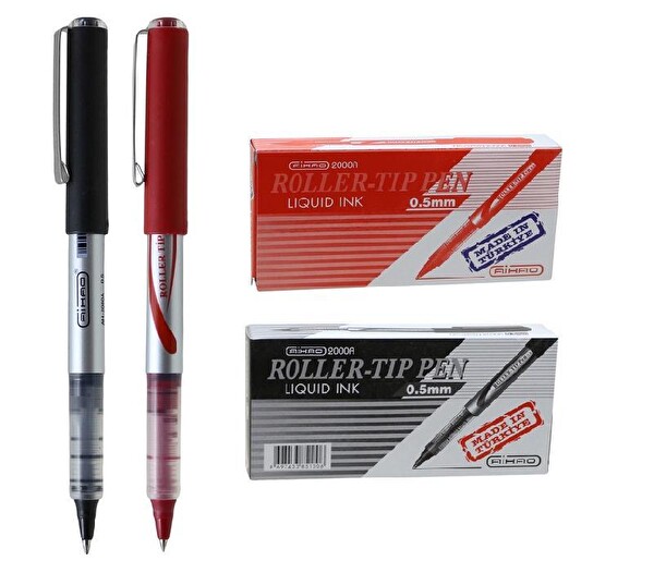 aihao 2000a 0 5 pilot kalem 12li siyah