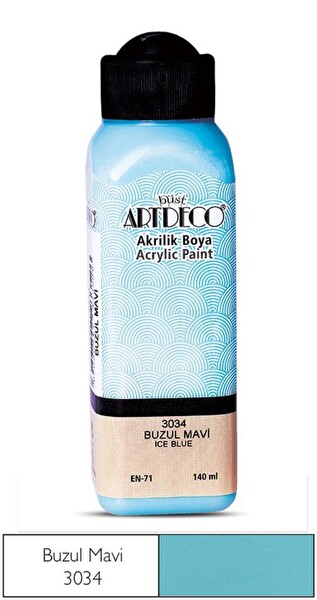 ARTDECO AKRİLİK BOYA 140 ML BUZUL MAVİ