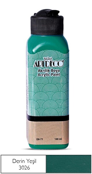 ARTDECO AKRİLİK BOYA 140 DERİN YEŞİL