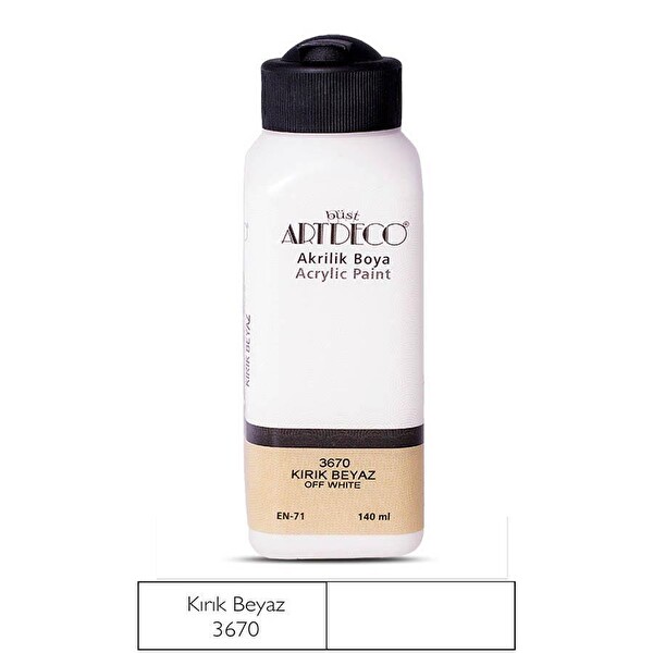 ARTDECO AKRİLİK BOYA 140 KIRIK BEYAZ