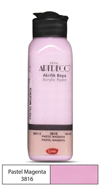 ARTDECO AKRİLİK BOYA 140 PASTEL MAGENT