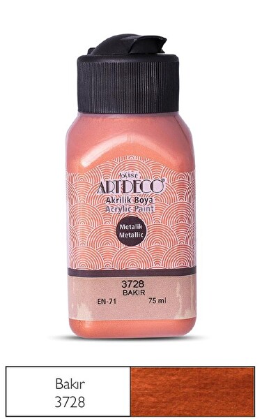 ARTDECO AKRİLİK METALİK 75 ML BAKIR