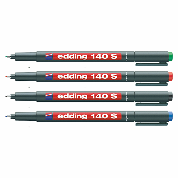Edding 140s Asetat Kalemi - Kırmızı