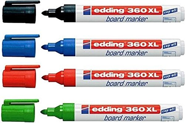 EDDİNG 360 XL TAHTASI KALEMİ 10LU MAVİ