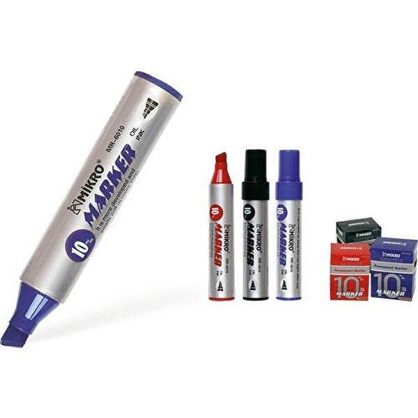 MİKRO MARKER KALEM 12 ADET- SİYAH