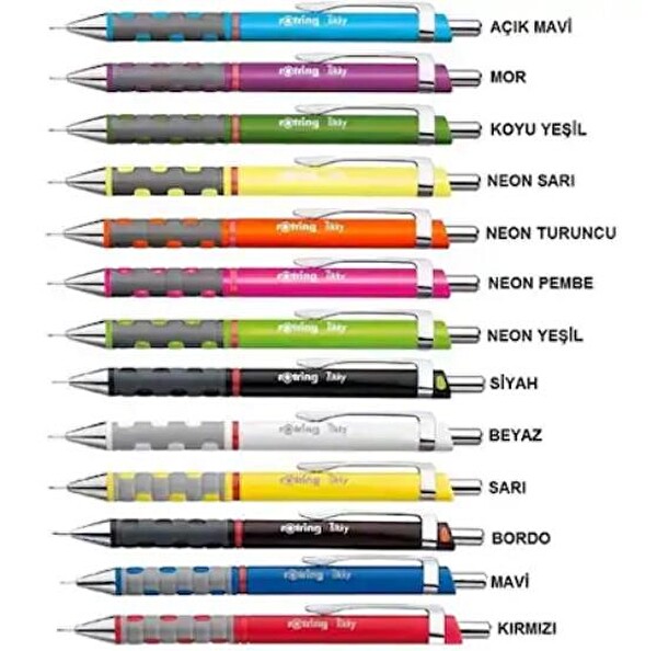 rotring tikky versatil kalem 05 kyesil