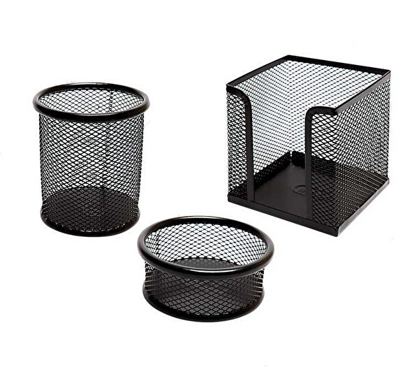 GEN-OF METAL PERFORE 3 LÜ SET - GÜMÜŞ