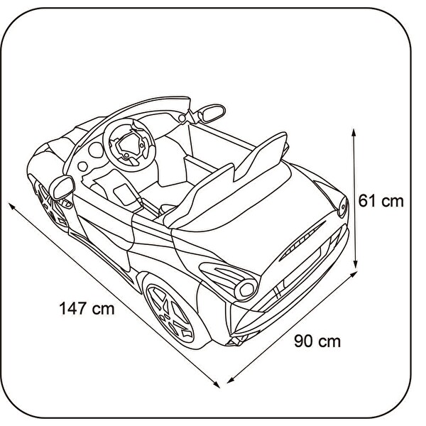 Feber Ferrari California Akülü Araba (12V) #30310092 | CarrefourSA