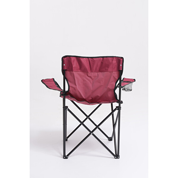 Katlanır Kamp Sandalyesi Kırmızı 30310095 CarrefourSA