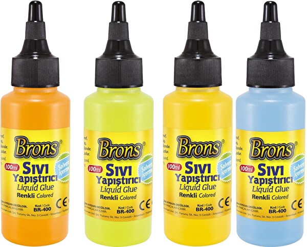 Brons Sıvı Yapıştırıcı Renkli 100 Ml