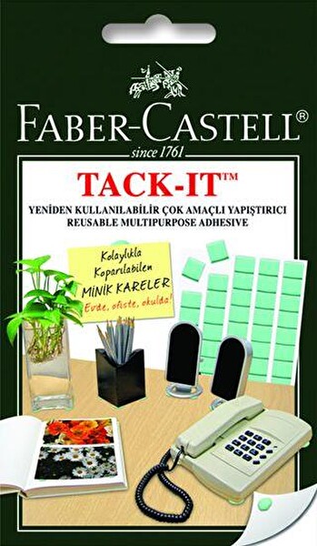 Faber Castell Tack-İt Hamur Yapıştırıcı Yeşil