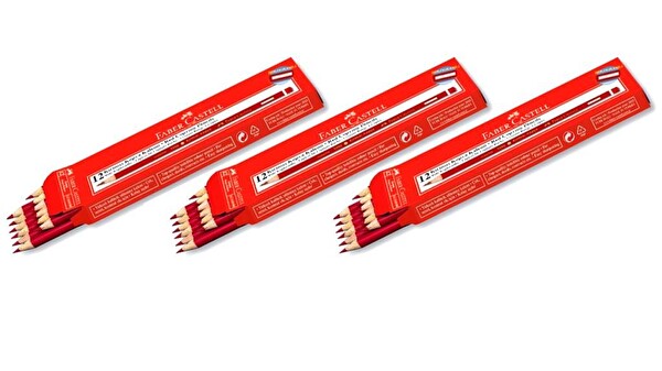 FABER CASTELL KIRMIZI KOPYA KALM 36ADT