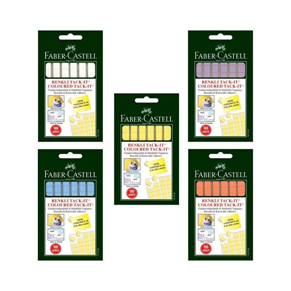 Faber Castell Tack-It Karişik Renk 50 Gr