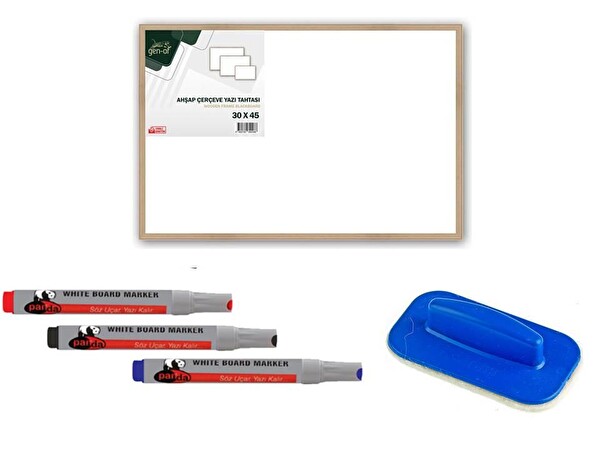 GEN-OF 30X45 YAZI TAHTASI+KALEM+SİLGİ
