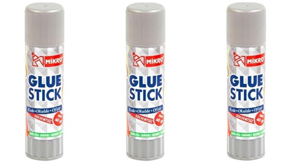 Mikro 40 Gr Glue Stick Yapıştırıcı 3'lü
