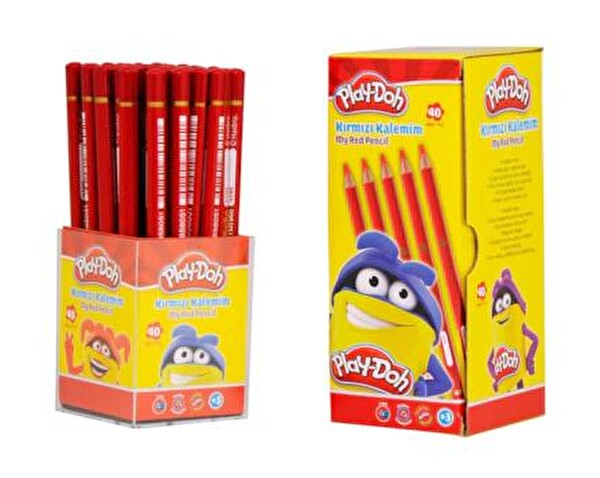 PLAY-DOH KIRMIZI KALEM 40 ADT 1 STAND