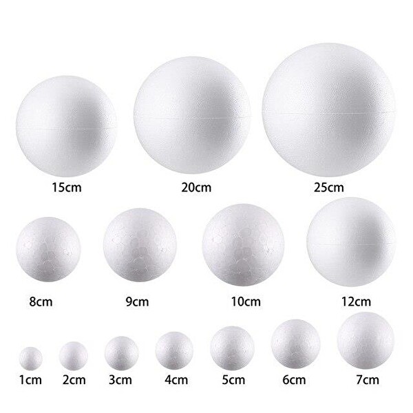 YUVARLAK STRAFOR KÖPÜK 3 LÜ 8 CM