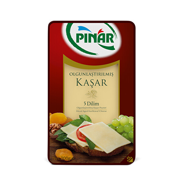Pınar Olgunlaştırılmış Kaşar Peyniri 200 g