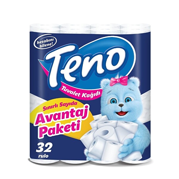 Teno Yeni Seri Tuvalet Kağıdı 32'li
