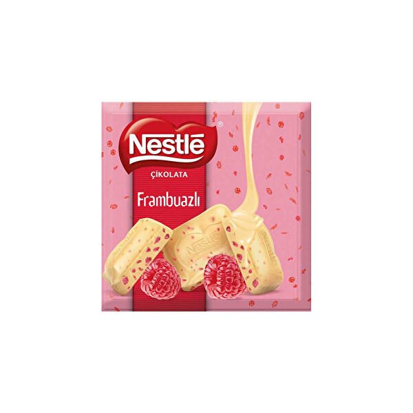 Nestle Frambuazlı Beyaz Çikolata Kare 60 g