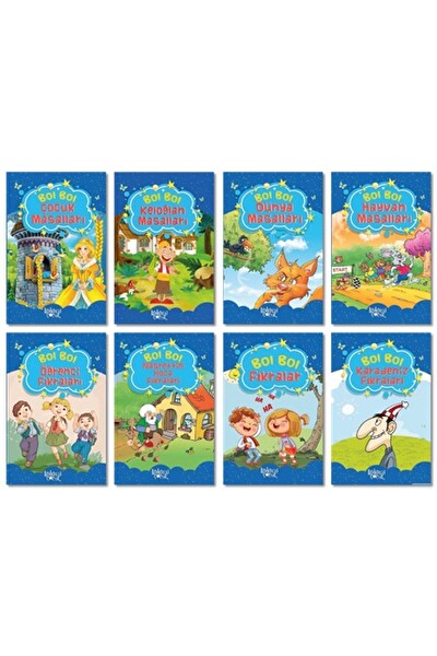 Bol Bol Fıkra ve Masallar Seti (8 Kitap Takım)