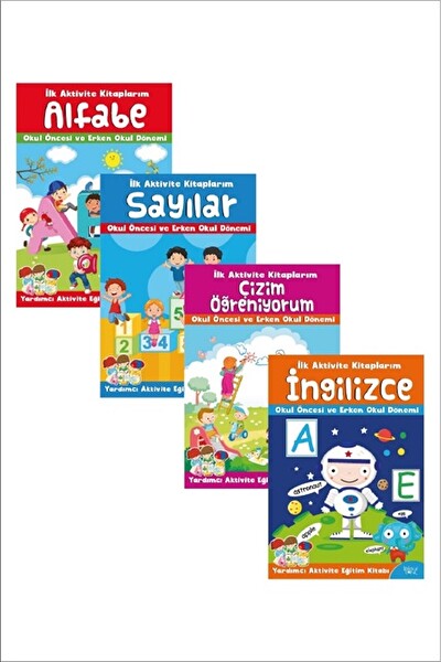 İlk Aktivite Kitaplarım Seti (4 Kitap Takım)