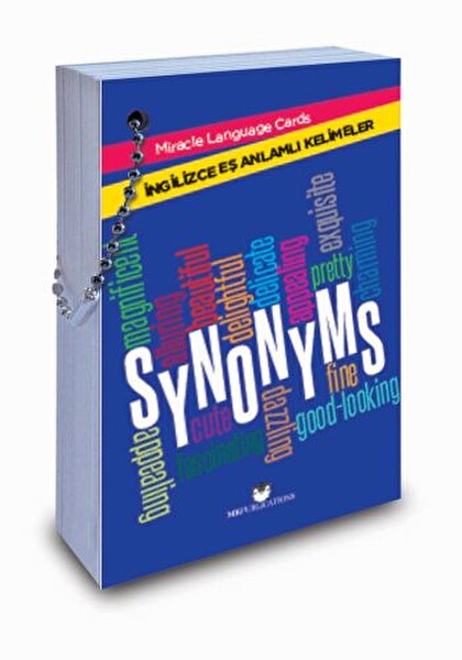 Miracle Language Cards İngilizce Eş Anlamlı Kelimeler Synonyms