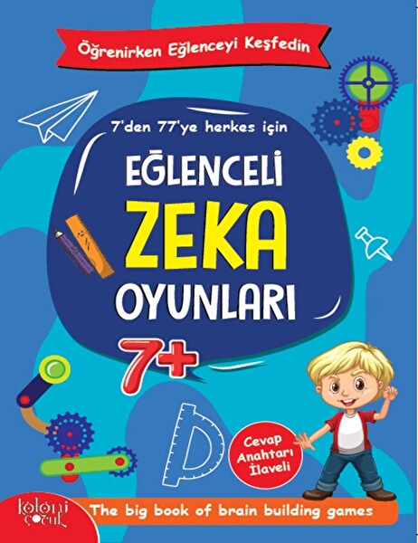 Eğlenceli Zeka Oyunları Mavi Kitap
